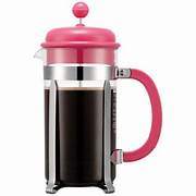 Bodum Cafetière à Piston Caffettiera Rose BubbleGum 8 Tasses