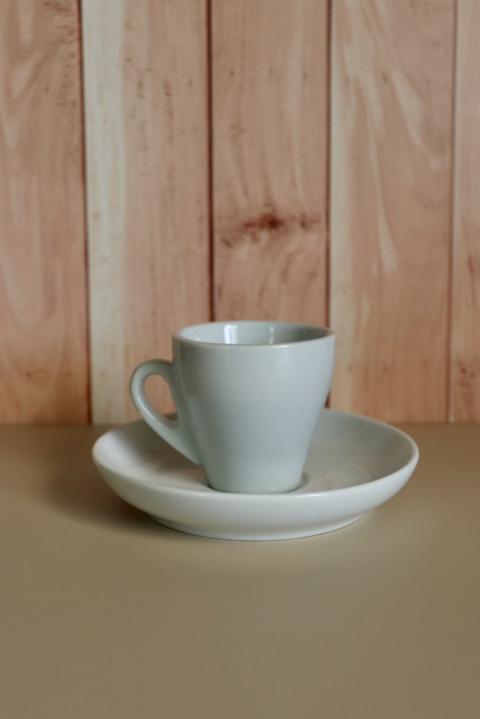 Boîte de 6 tasses pour espresso court avec soucoupe Armand Lebel