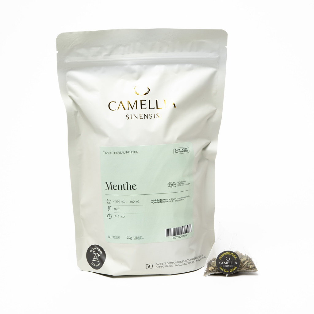 Thé Camellia Menthe Bio (50 sachets)