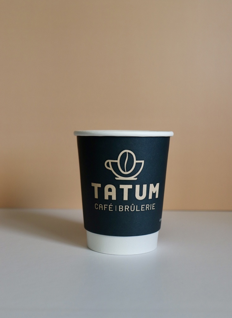 Verre Tatum carton double parois Compostable 8 oz (500/bte)