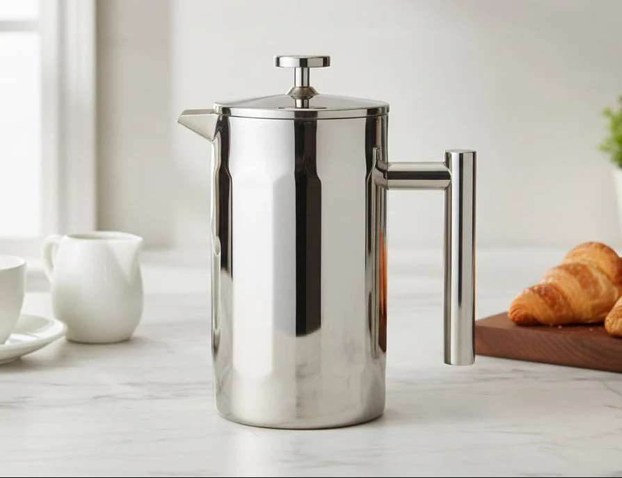 Cafetière à piston double paroi 1L