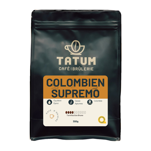 [T-Col300] Colombien Supremo 10 x 300g (Grains)